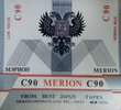 Compact Cassette Merion / Мэрион 90 Type I Normal 1990 Russia
