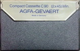 Compact Cassette AGFA 90 Type I Normal 1972 Germany