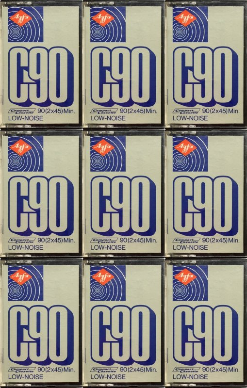 Compact Cassette AGFA 90 Type I Normal 1972 Germany