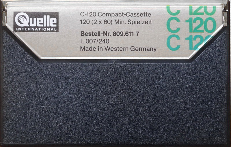 Compact Cassette Universum Super Dynamic 120 Type I Normal 1979 Europe