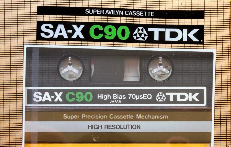Compact Cassette TDK SA-X 90 Type II Chrome 1979 Japan