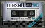 Compact Cassette Maxell MX 90 Type IV Metal 1978 Japan