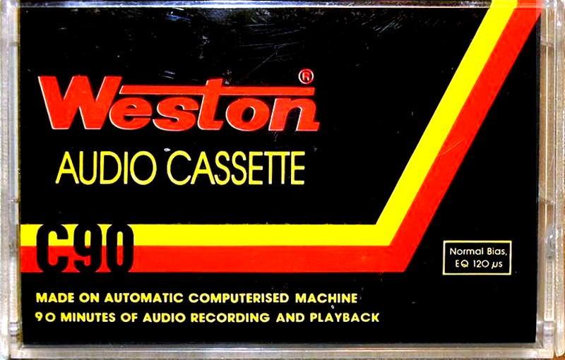 Compact Cassette Weston 90 "Black" Type I Normal India