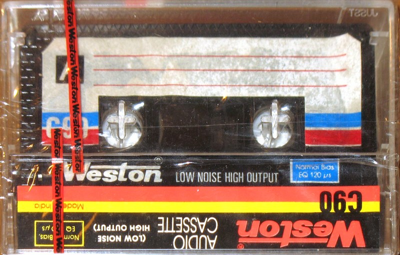 Compact Cassette Weston 90 "Black" Type I Normal India