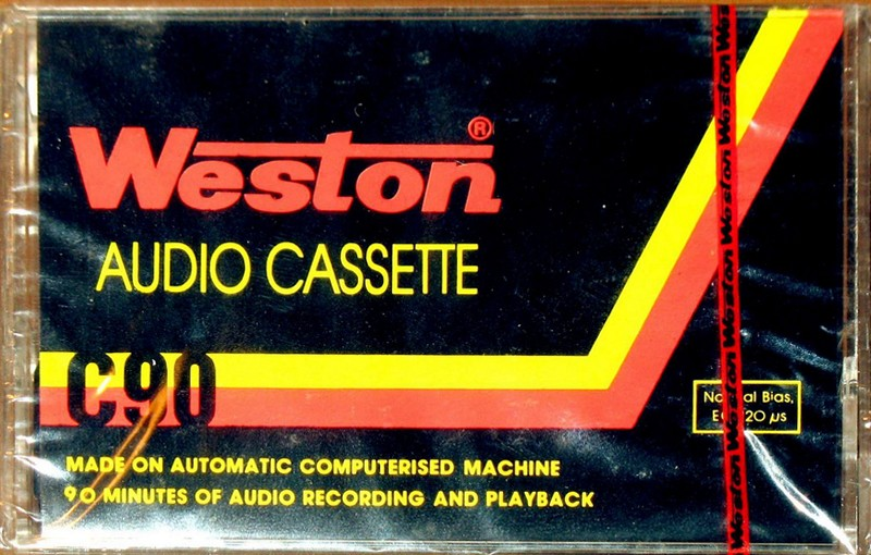 Compact Cassette Weston 90 "Black" Type I Normal India