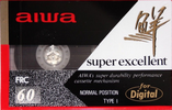 Compact Cassette Aiwa FRC 60 Type I Normal 1991 Worldwide
