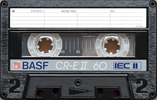 Compact Cassette BASF Chromdioxid Extra II 60 "CR-E II" Type II Chrome 1985 Europe
