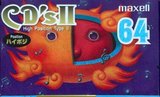 Compact Cassette Maxell CD`s II / CD`s 2 64 "CDS2-64J" Type II Chrome 1995 Japan