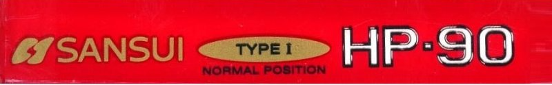 Compact Cassette Sansui HP 90 Type I Normal 1995 Europe