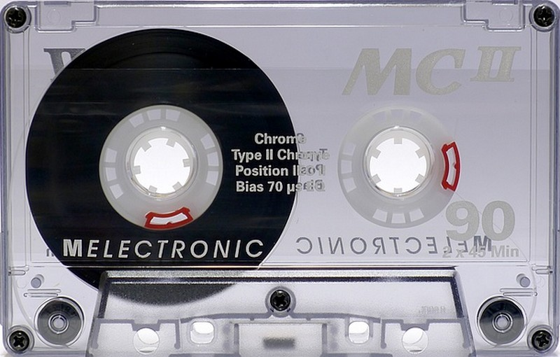 Compact Cassette Melectronic MC II 90 Type II Chrome 1990 Switzerland