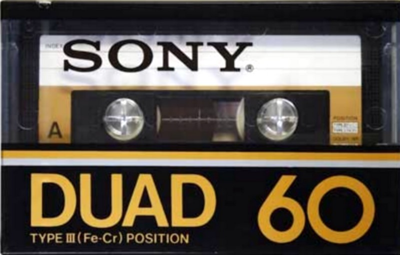 Compact Cassette Sony Duad 60 Type III Ferro Chrome 1979 Japan