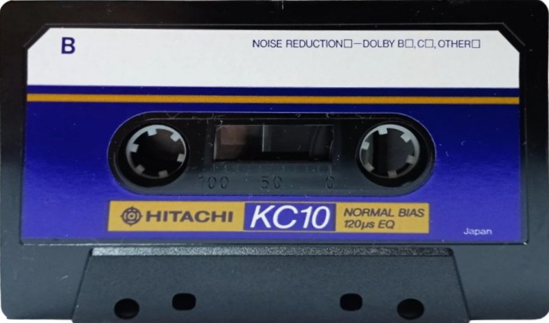 Compact Cassette Hitachi 10 "KC Karaoke" Type I Normal Japan