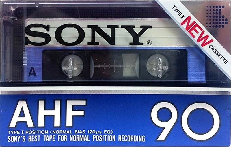 Compact Cassette Sony AHF 90 Type I Normal 1982 USA