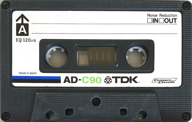 Compact Cassette TDK AD 90 Type I Normal 1977 Europe, USA