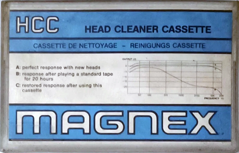 Compact Cassette Magnex Cleaning Cassette 1981 Europe