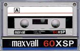 Compact Cassette Maxvall XSP 60 Type I Normal Latin America