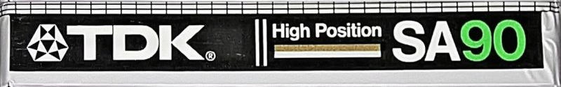 Compact Cassette TDK SA 90 Type II Chrome 1982 USA