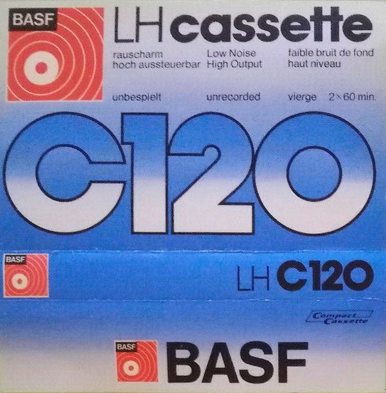 Compact Cassette BASF LH 120 Type I Normal 1976 Greece