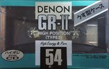 Compact Cassette Denon GR-II 54 Type II Chrome 1992 Japan
