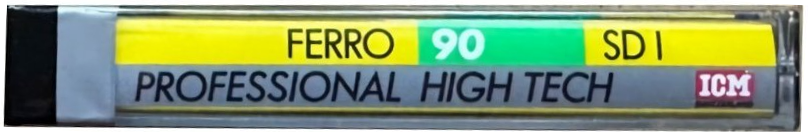 Compact Cassette ICM SD I 90 Type I Normal 1987 Europe