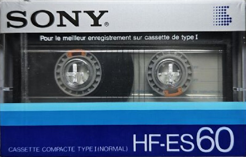 Compact Cassette Sony HF-ES 60 Type I Normal 1985 France