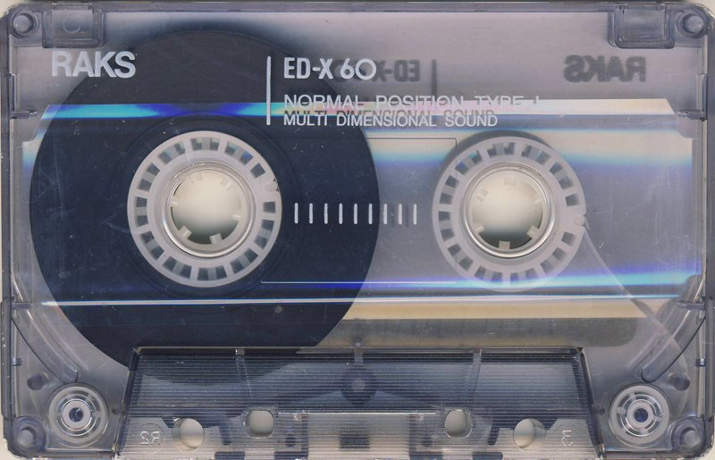 Compact Cassette RAKS ED-X 60 Type I Normal 1990 Europe