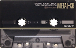 Compact Cassette Sony Metal-XR 90 Type IV Metal 1989 Europe