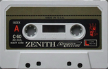 Compact Cassette Zenith L 60 Type I Normal USA