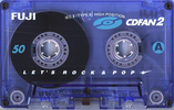 Compact Cassette Fuji CDFAN 50 "CDFAN2 60 U A" Type II Chrome 1998 North America