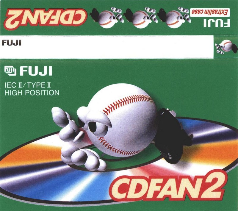 Compact Cassette Fuji CDFAN 50 "CDFAN2 60 U A" Type II Chrome 1998 North America