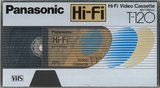 VHS, Video Home System Panasonic Hi-Fi 120 "NV-T120SHF" Type I Normal 1986 USA
