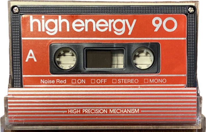 Compact Cassette Silver Sound High Energy 90 Type I Normal 1987 Germany
