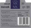 Compact Cassette Maxell MX 110 Type IV Metal 1990 Europe