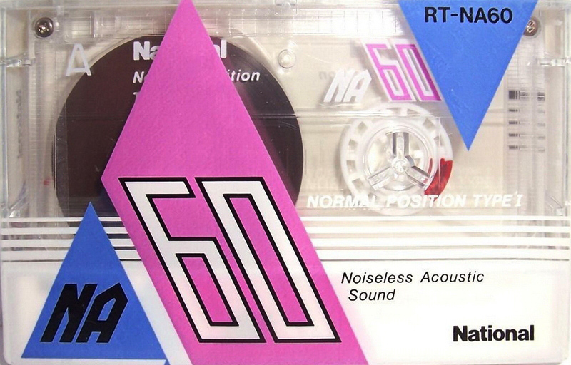 Compact Cassette National NA 60 "RT-NA60" Type I Normal 1987 Japan