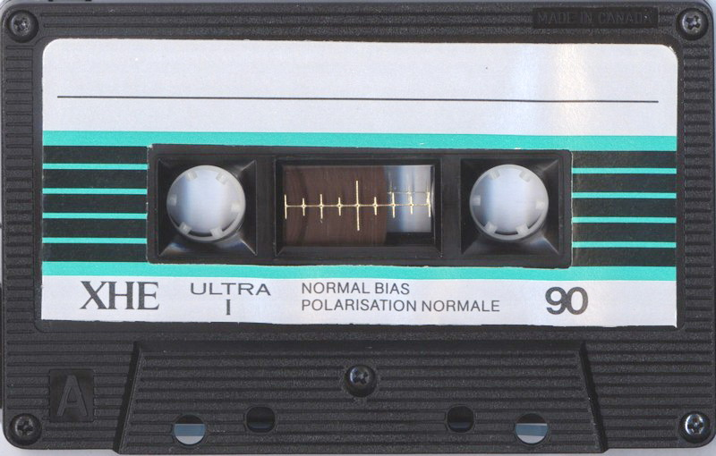 Compact Cassette Audio Magnetics XHE Ultra 1 90 Type I Normal 1982 Canada