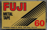 Compact Cassette Fuji Metal Tape 60 Type IV Metal 1977 Europe, North America