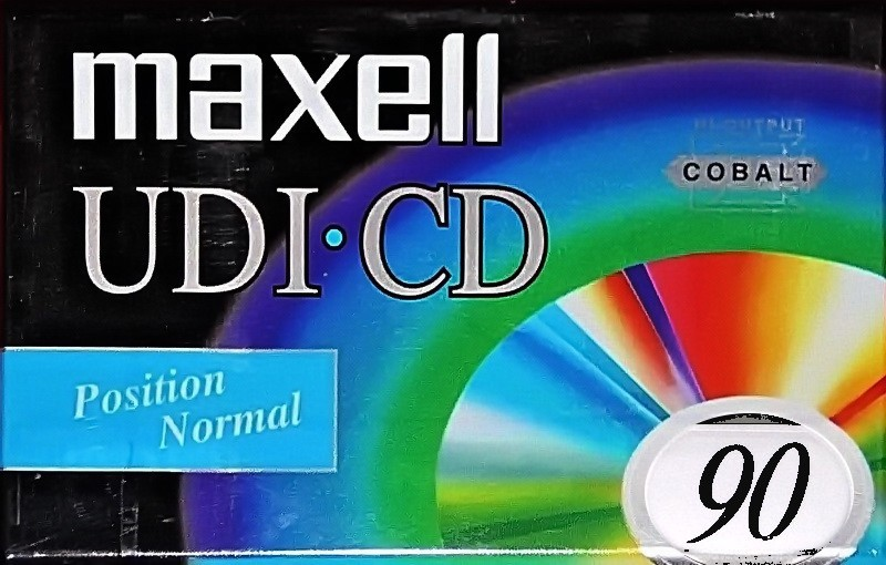 Compact Cassette Maxell UDI-CD 90 Type I Normal 1996 Europe