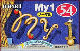 Compact Cassette Maxell My1 54 "MY1-54M" Type I Normal 1999 Japan