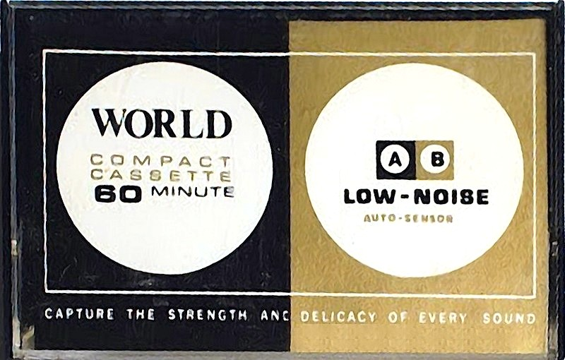 Compact Cassette World 60 Type I Normal 1972 Worldwide
