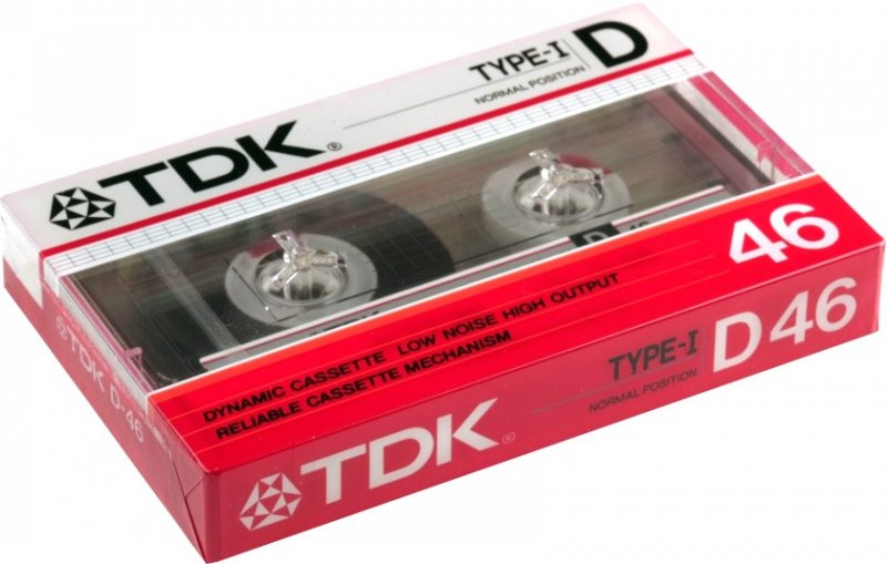 Compact Cassette TDK D 46 Type I Normal 1985 Australia, Europe