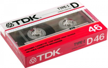 Compact Cassette TDK D 46 Type I Normal 1985 Australia, Europe