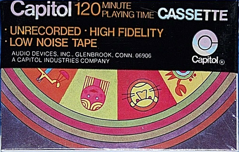 Compact Cassette Capitol Psychedelic Zodiac 120 Type I Normal 1970 USA