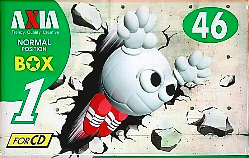 Compact Cassette AXIA Box 1 46 "BOX1B 46" Type I Normal 1996 Japan
