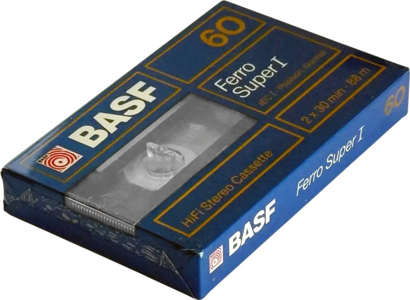Compact Cassette BASF Ferro Super I 60 Type I Normal 1990 Latin America
