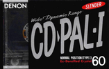Compact Cassette Denon CD/PAL Slender 60 Type I Normal 1990 Japan