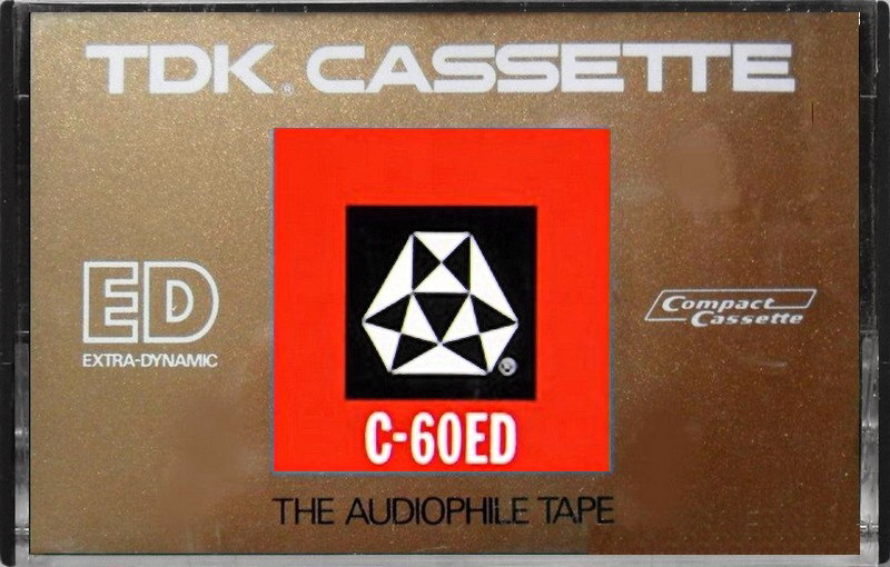Compact Cassette TDK ED 60 "C-60ED" Type I Normal 1972 Europe