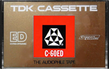 Compact Cassette TDK ED 60 "C-60ED" Type I Normal 1972 Europe