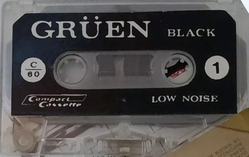 Compact Cassette Gruen 60 "Black" Type I Normal Italy