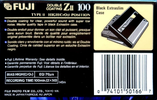 Compact Cassette Fuji Z II 100 Type II Chrome 1995 North America