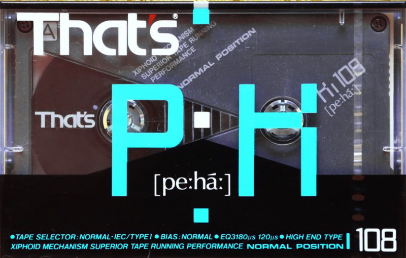 Compact Cassette Thats PH-I 108 Type I Normal 1988 Japan